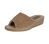 Westland Homme Pantoufles Bologna, Monsieur Chaussons,Largeur G (Normale),Hiver,Pantoufle en Peluche,Pantoufles,Slipper,Beige (Taupe),44 EU / 9.5 UK