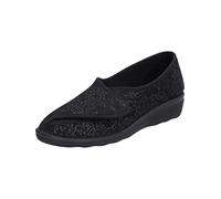 Westland Pantoufle Nice 104 | Noir, Couleur:Noir, Taille:38