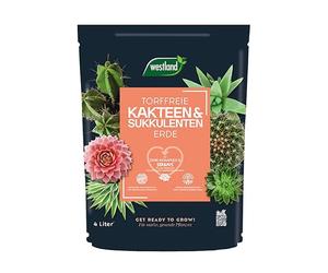 Westland terreau spécial Cactus et Plantes Grasses, 4 l - Terreau avec granulés pour des Plantes saines, Nutrition et hydratation optimisées
