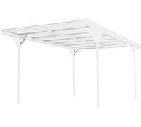 Westmann Aluminium Toit plat Carport Helsinki Blanc 503x305x232 cm