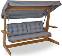 Westmann Balançoire hollywoodienne en bois Viva 2400 Anthracite 237x115x175 cm