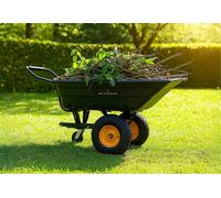 Westmann Chariot de jardin sur attelage avec benne basculante 300 L - WMSK004