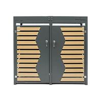 Westmann Coffre pour poubelles et appareils Anthracite 134 x 84 x 125 cm