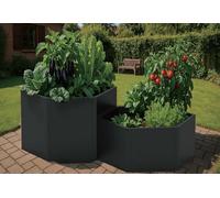 Westmann Ensemble de 2 potagers surélevés en acier galvanisé Varia - WMHPS-2502SET