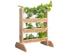 Westmann Étagère à herbes aromatiques en mélèze avec treillis Viktoria L Nature 50x80x95 cm