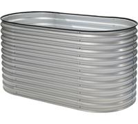 Westmann Grow Faster S petit lit surélevé en métal tôle ondulée SIlber