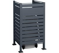 Westmann Habillage métallique pour conteneur à déchets Planum 1x240 L Anthracite 90x90x150 cm