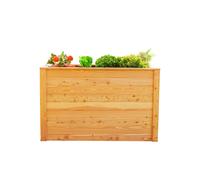 Westmann Jardinière en Bois de Mélèze Bac Potager 130 x 65 x 84 cm - WMHL130