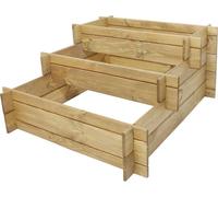 Westmann Lit surélevé en bois Karla Nature 119x99x52 cm