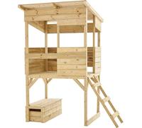 Westmann Maison en bois sur pilotis Wildnis Natur 114x167x205 cm