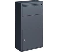 Westmann Pollux Boîte aux lettres avec boîte à paquets indépendante en acier, anthracite