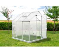 Westmann Serre de jardin en aluminium et polycarbonate - 3,6 m² - SI1001F-B