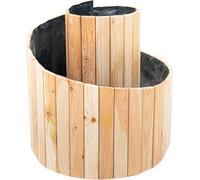 Westmann Spirale à herbes aromatiques en bois de mélèze Luise Nature 400x55x77 cm