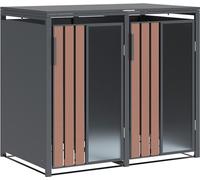 Westmann Status 2 Box pour poubelles en métal 2x240 L Anthracite