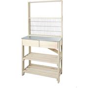 Westmann Table à plantes en bois Fiona Nature 78x38x158 cm