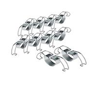 Westmark 10 Clips Universels pour Fermer les Bocaux, Acier, Argenté, 40502251