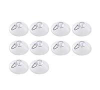 Westmark 10 Crochets Ventouses, ø 2 cm, Rond, Plastique/métal, Transparent/argenté, 531822E1