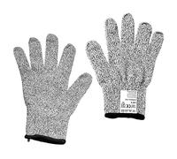 Westmark 10772270 Lot de 2 gants anti-coupures Taille 8 (L), lavables à 30 °C, plastique/polyester, anthracite