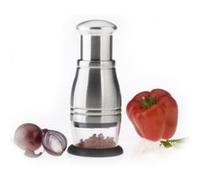 Westmark 11492260 1000 mini hachoir avec mécanisme de rotation acier inoxydable argent 22 x 8 x 8 cm Argent G