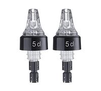 Westmark 2 Doseurs/Becs Verseurs, Portionneurs, Dosage par Bec Verseur : 5 cl, Plastique, Auto-Pour, Transparent, 995022EG