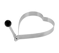 Westmark 2 Emporte-Pièces/Moule en forme de Coeur, avec Poignée, Acier inoxydable/plastique, Coeur, Argenté/Noir, 12572260