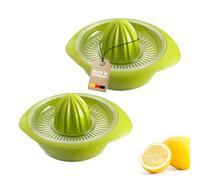 Westmark 2 Presses-Orange/Citron/Lemon avec Récipients, Diamètre : 18,7 cm, Capacité : 0,5 litre, Plastique, Limetta, Vert pomme, 309122EA