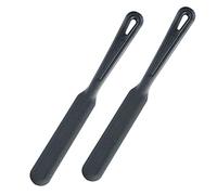 Westmark 2 spatules à crêpes résistantes à la chaleur jusqu'à 270 °C en PPA, longueur : 33 cm chacune, noir 286622E5
