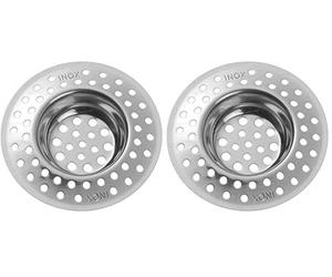 Westmark 2 Tamis d'Evier/Filtres, ø 7 cm, Rond, Acier Inoxydable, Argenté, 52082270 (Lot de 2)