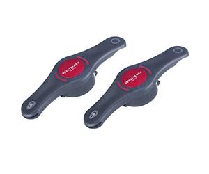Westmark 2x Ouvreur Combiné, Multi-Décapsuleur, Ouvre-bouteille/Boisson, Libère l'air des Bocaux, Longueur: 14,7 cm, Décapsuleur 4 in 1, Gris/Rouge, 105122E3, Hélice, 2 Pcs
