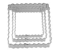 Westmark 3 Emporte-pièces terrasse Carré, 4 cm, 5 cm, 6 cm