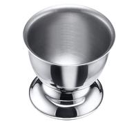 Westmark 4 Coquetiers à Pied, Empilable, ø 5 cm, Acier Inoxydable, Argent, 20742260