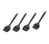 Westmark 4 Spatules à Raclette, longueur : 16,6 cm, en Plastique, Gourmetta, Noir, 20452270