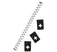 Westmark 40382250 Set Plaque d'éjection et 1 Ressort pour Kernfix 4035 3 pièces, Plastique, Argent, 10 cm