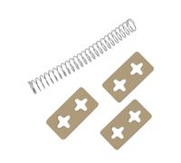 Westmark 40732250 Set de plaquettes de rechange et ressort pour Dénoyauteur à cerises 4 pièces, Acier Inoxydable, Argent, 15 x 10 x 10 cm