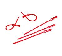 Westmark 50 Attaches Rapides, Réutilisable, Longueur : 12 cm, Plastique, Rouge, 15392230