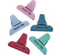 Westmark 52172270 Lot de 5 pinces à sachets en plastique Couleurs assorties