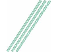Westmark 524-0226G Pailles en papier, vert/blanc (paquet de 50)