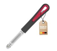 Westmark 6046RT60 Eplucheur de tomates et de kiwis Retro-Tomfix en PP/TPE/Aluminium, Noir/Argent, 18,5 x 2,2 x 1,8 cm
