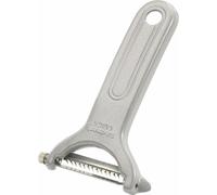 Westmark Couteau à julienne, éplucheur de légumes, Quick-Spezial, lame inox grossièrement dentelée, aluminium, couleur : gris/argenté, 60962270