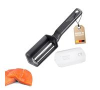 Westmark Écailleur à poisson Scalex Black Edition - Écailleur à poisson en aluminium et acier inoxydable - Enlève facilement les écailles de poisson - Anthracite