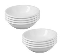 Westmark 697522E3 Lot de 8 coupelles rondes en céramique Ø 7 x 2 cm Blanc Tapas + Friends