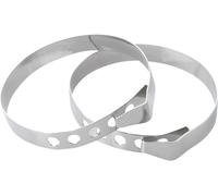 Westmark Anneaux à roulade Acier inoxydable, argent (pack de 6)