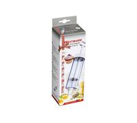 Westmark Seringue de Mélange et de Glaçage avec 6 Douilles de Formes Différentes, Volume : 280 ml, Plastique, Transparent/Blanc, 32382260