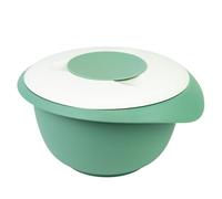 Westmark Bol de Mélange avec Couvercle Deux Parties, 3,5 L, Avec Verseur, Plastique, Blanc/vert menthe, 3155227M