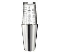 Westmark Boogie 62872260 Boston Shaker 350 ml Verre sodocalcique en acier inoxydable 18/8 Silicone