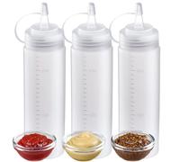 Westmark Bouteille à Presser - Dosage Précis et Remplissage Propre des Bouteilles Stables avec de la Mayo, Sauce Bbq et autres Liquides, Hygiénique, sans BPA - 240 ml