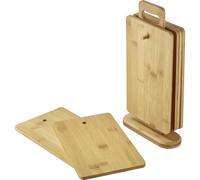 Westmark Breakfast Board Set - 6 Bread Boards incl. Holder, Boards for Breakfast