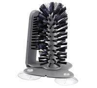 Westmark Brosse à Verres avec Support à Ventouse - Brosse à Verres Pratique pour un Nettoyage sans Effort, Ne Glisse Pas, pour la Gastronomie Ou Comme Accessoire pour le Bar Privé - sans BPA