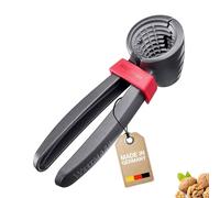 Westmark Casse-noix et pince à champagne extra large ouverture pour noix avec pince, aluminium, Westmark Nusspro, anthracite/rouge, 33222270, Anthrazit