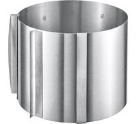 Westmark Cercle/Moule à Gâteau, Extra haut : 15 cm, Ø 16 - 30 cm, avec Graduation, Acier inoxydable, Surprise, Argenté, 313022E1
